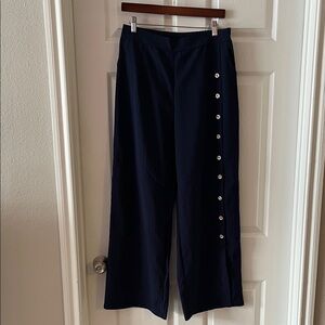 Women's Wide Leg Navy Pants